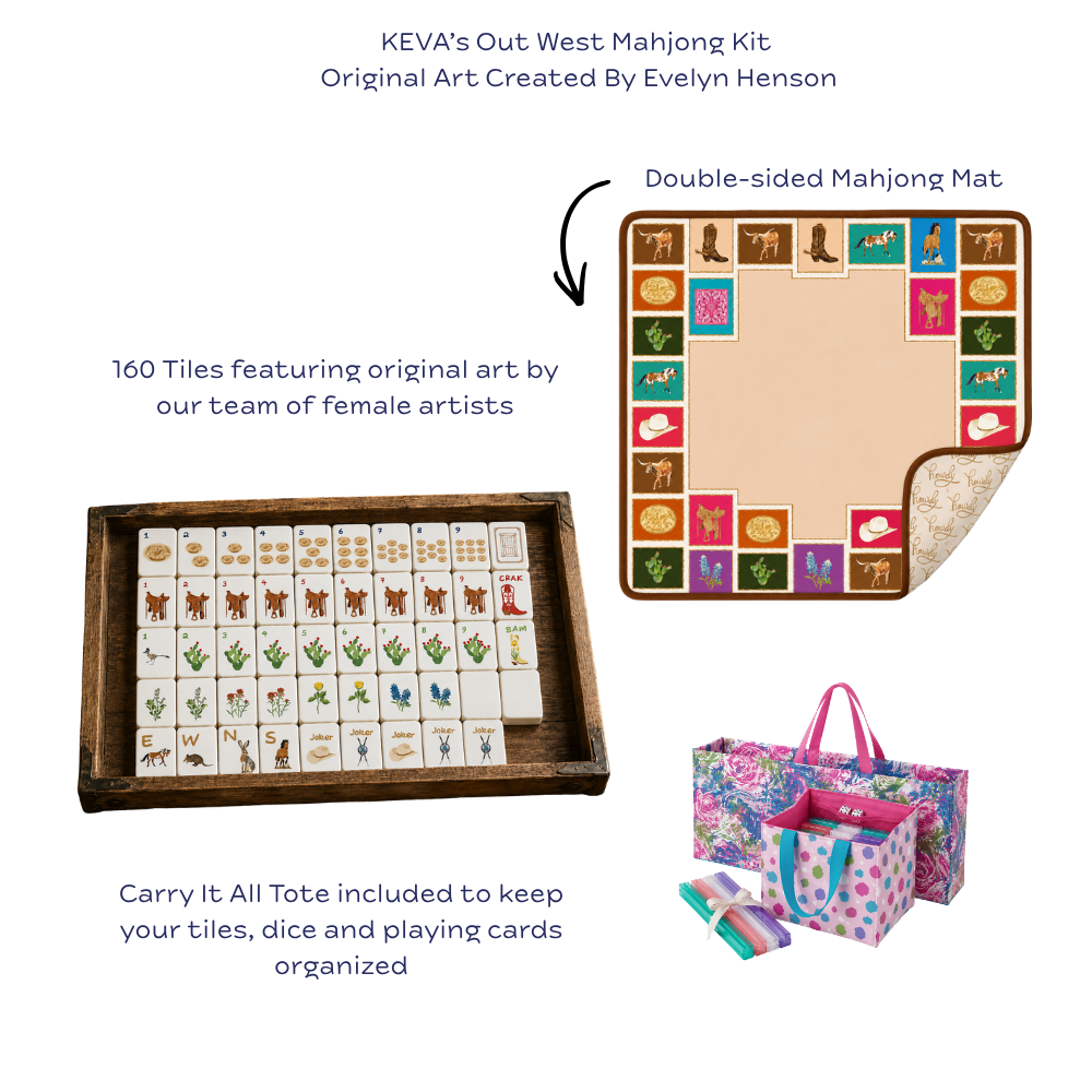KEVA - Out West Mahjong Kit