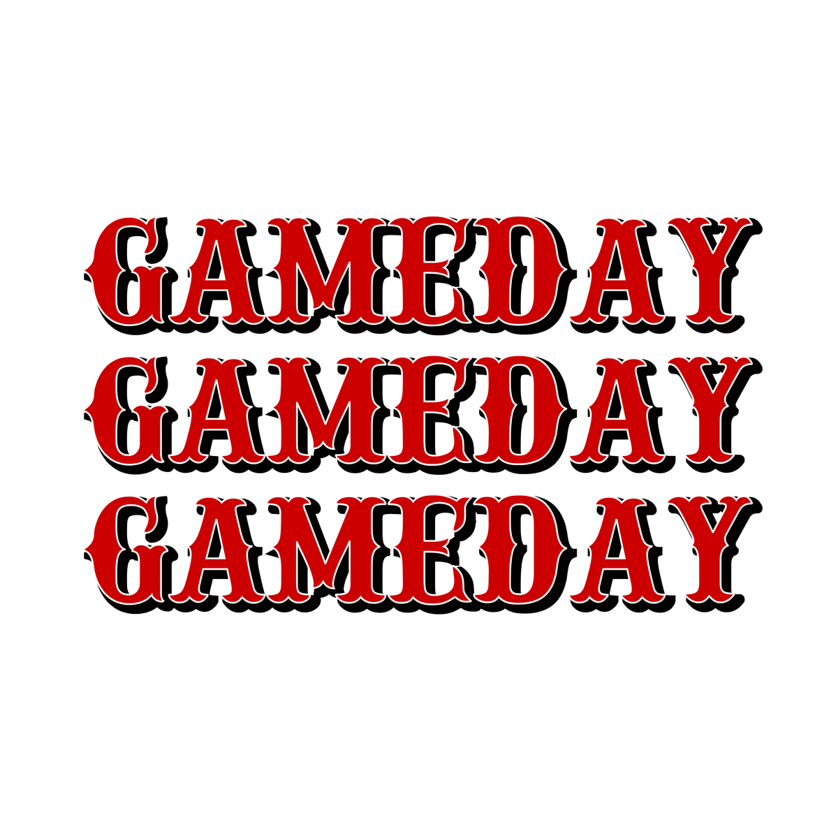 GAMEDAY LUBBOCK insert set | 11x17