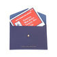 Peace Love Mahjong - Card Clutch: Hunter Green