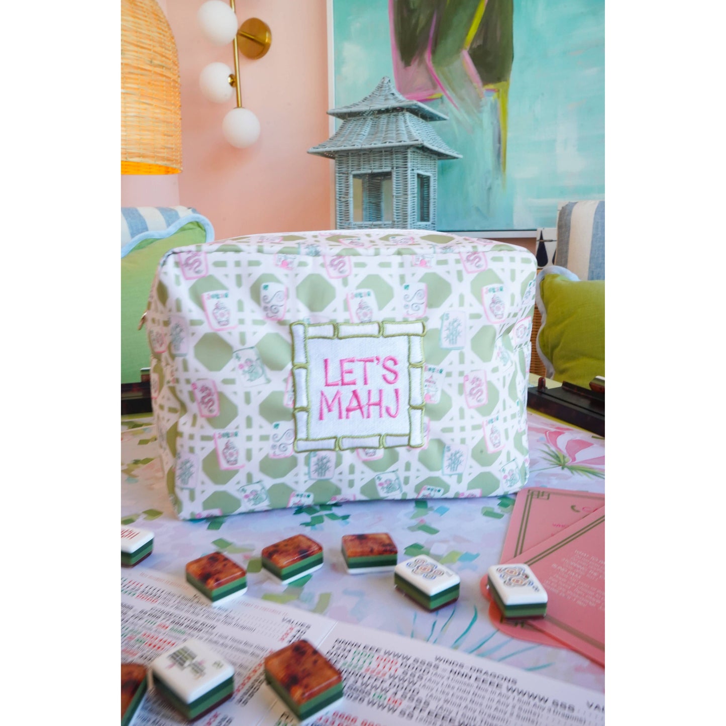 KENZKUSTOMZ - Let's Mahj - XL Travel Bag