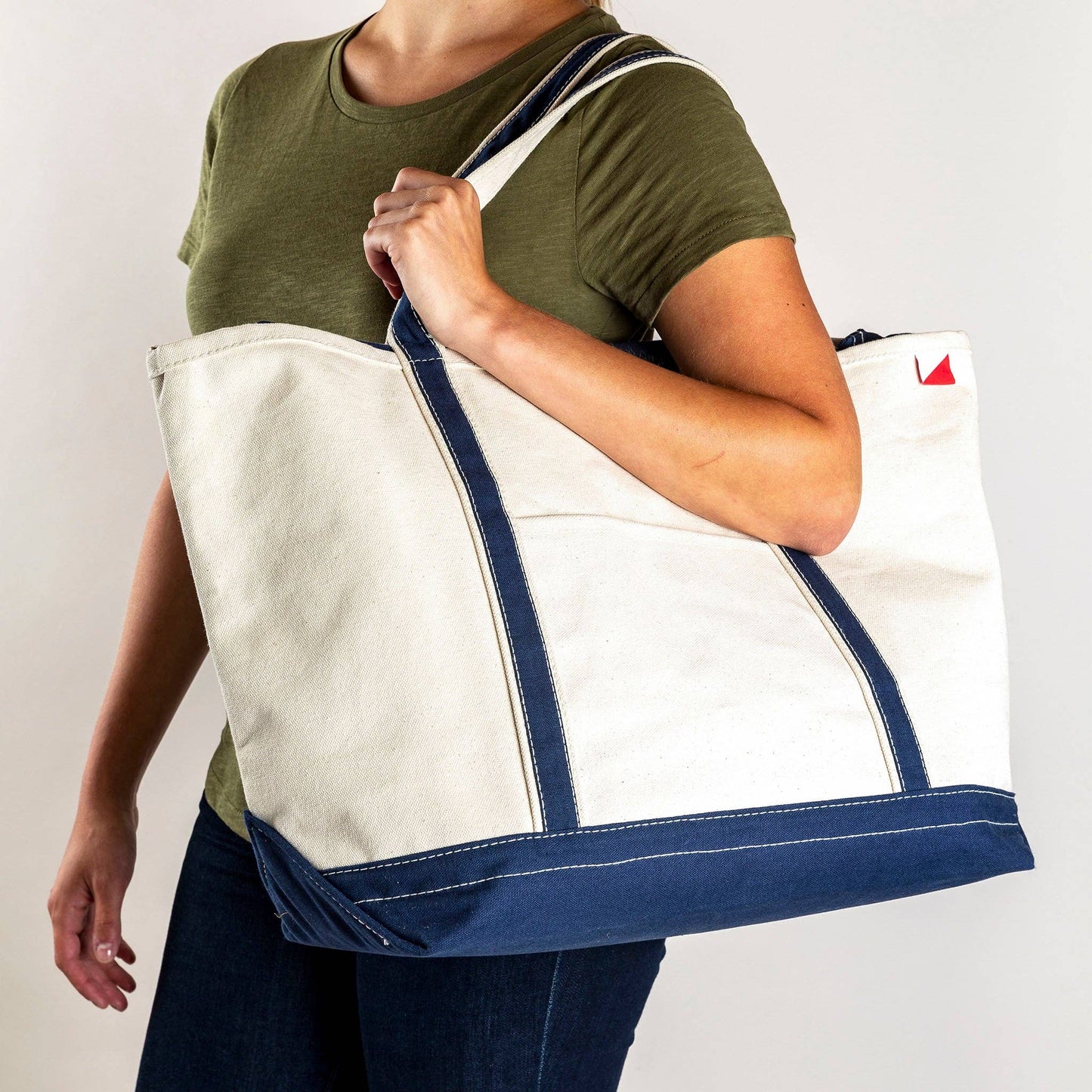 ShoreBags - ShoreBags Classic Tote Large Private Label Customizable: Navy