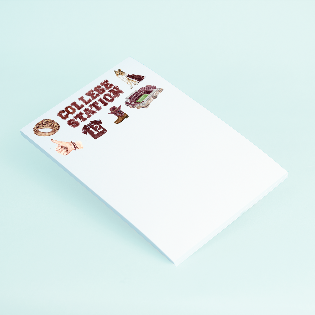 College Station Pattern Notepad