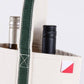ShoreBags - 2- Bottle Canvas Wine Gift Host Bag: Navy