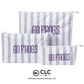 Wipstitch - TCU Tyvek® Zipper Pouches: Small