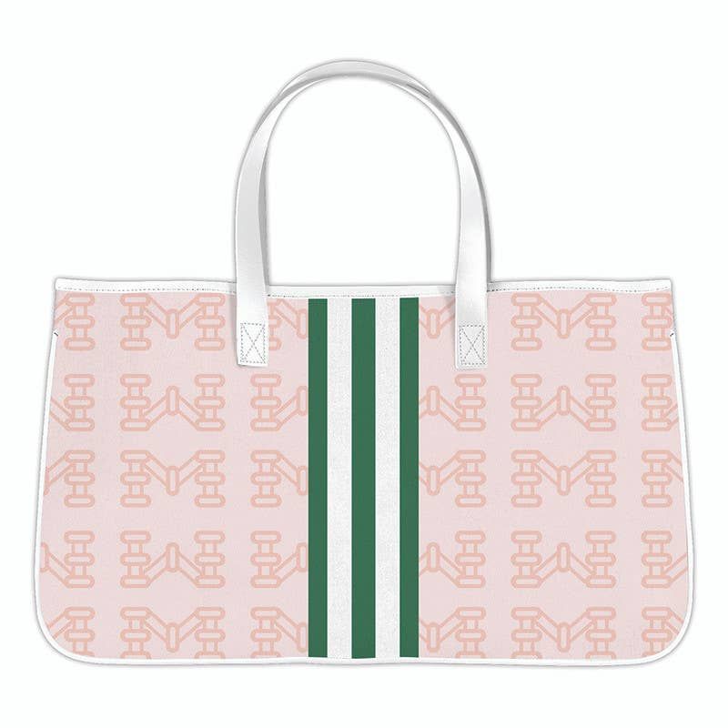 Santa Barbara Design Studio  - Mahjong Canvas Tote - Mahj Pink