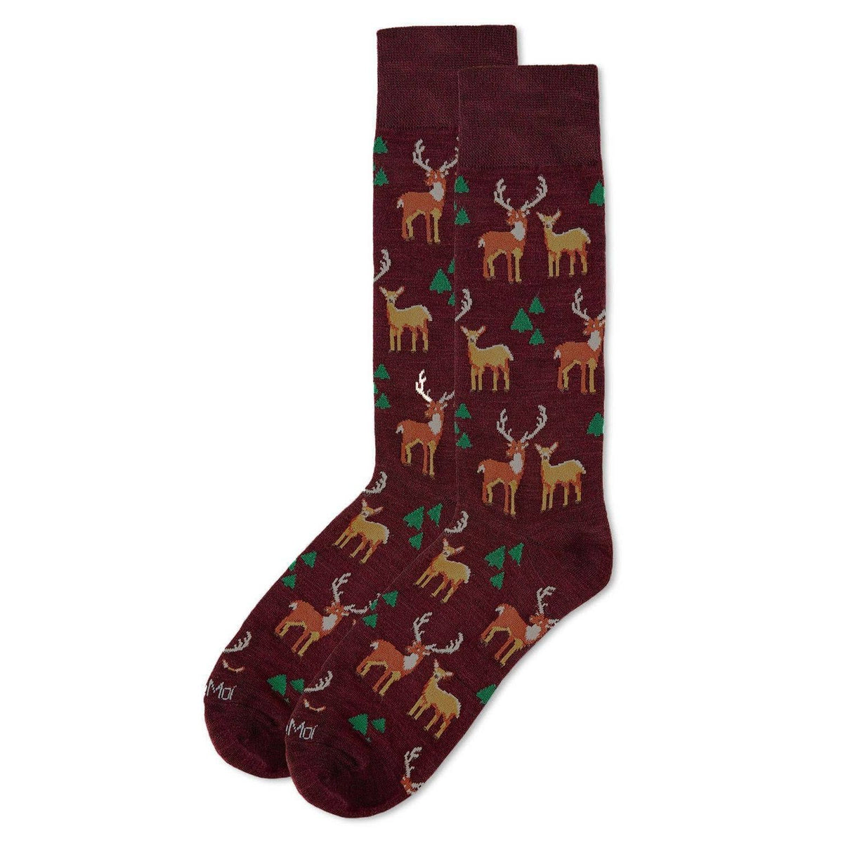 Oh Deer | Bamboo Blend Men's Crew Sock