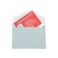 Peace Love Mahjong - Card Clutch: Hunter Green