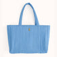 Simplified by Emily Ley - Quilted Tote Bag - French Blue