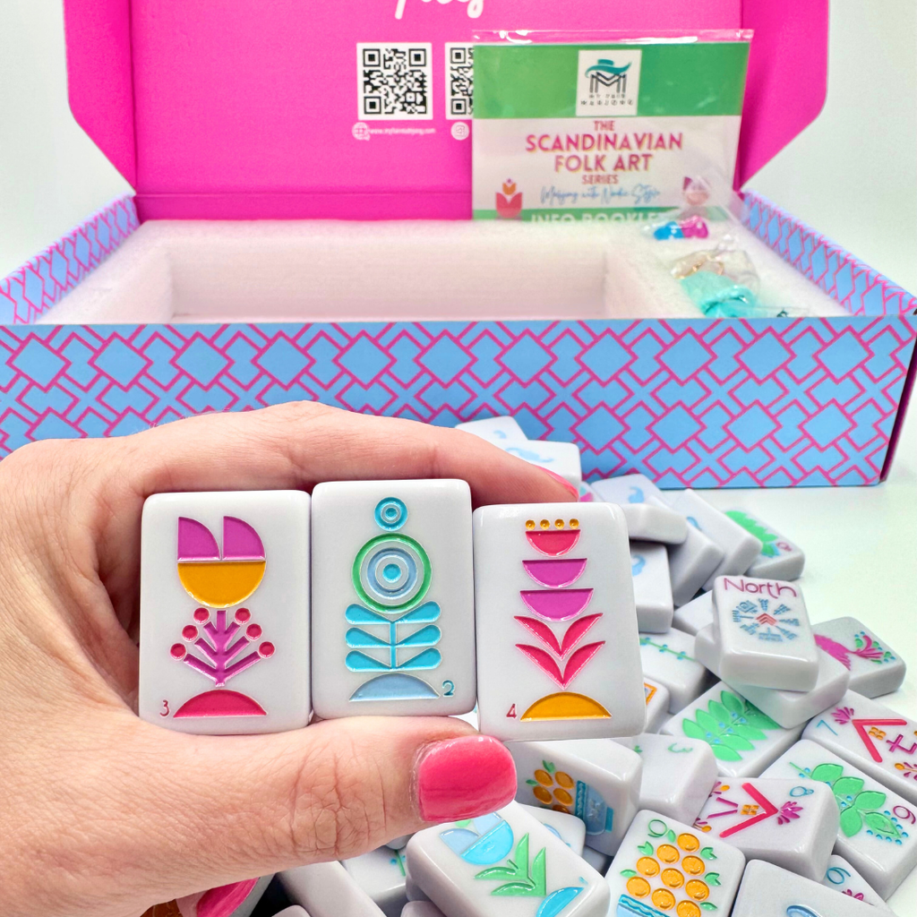 LIMITED TIME SALE  - My Fair Mahjong - THE SCANDINAVIAN FOLK ART SERIES | Mahjong with Nordic Style