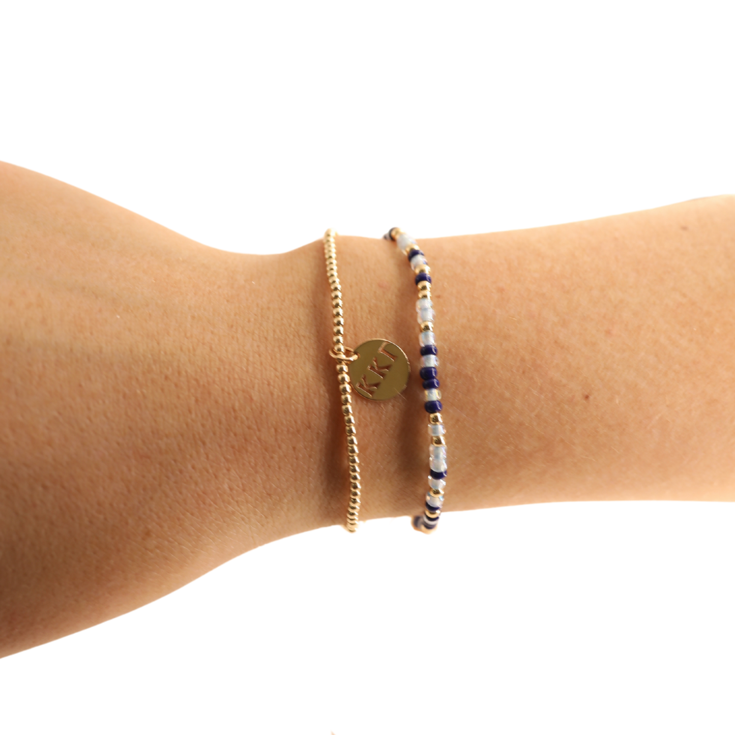Beaded Blondes - Kappa Kappa Gamma Charm Bracelet: Standard 6.75 inch