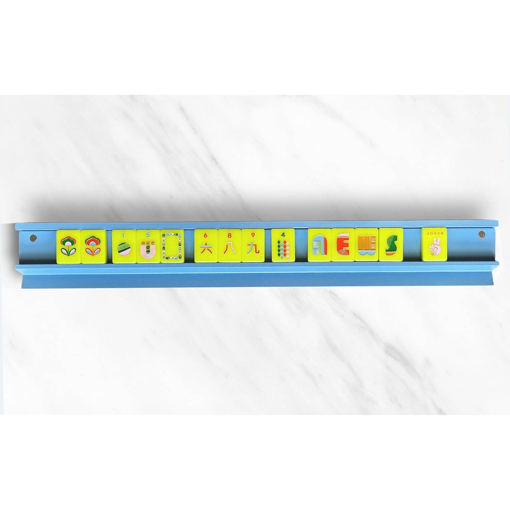 Peace Love Mahjong - Mahjong Racks & Pushers (Set of 4): Chartreuse