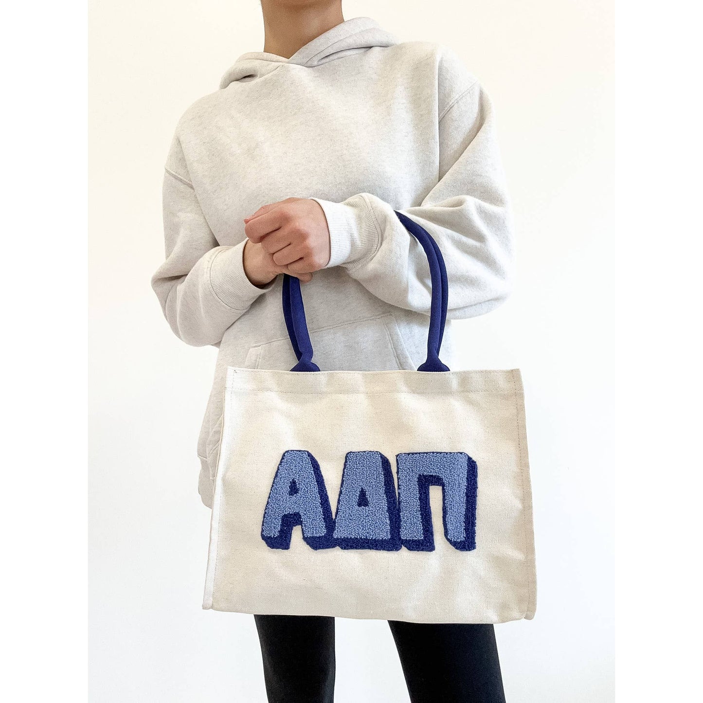 Alpha Delta Pi Chenille Sorority Gift Tote