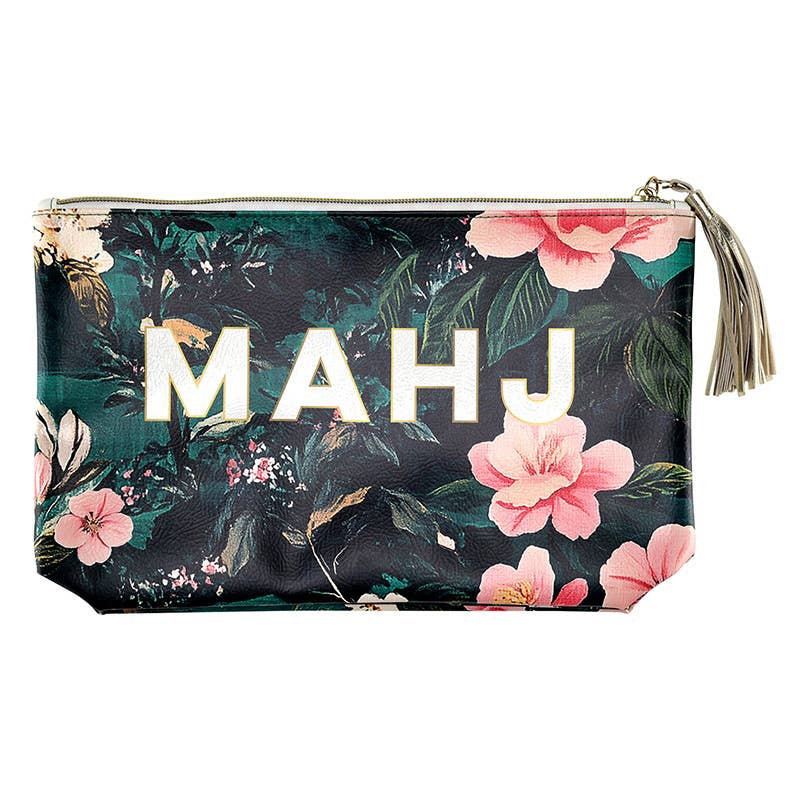 Santa Barbara Design Studio - Oil Cloth Pouch - Mahj Floral: