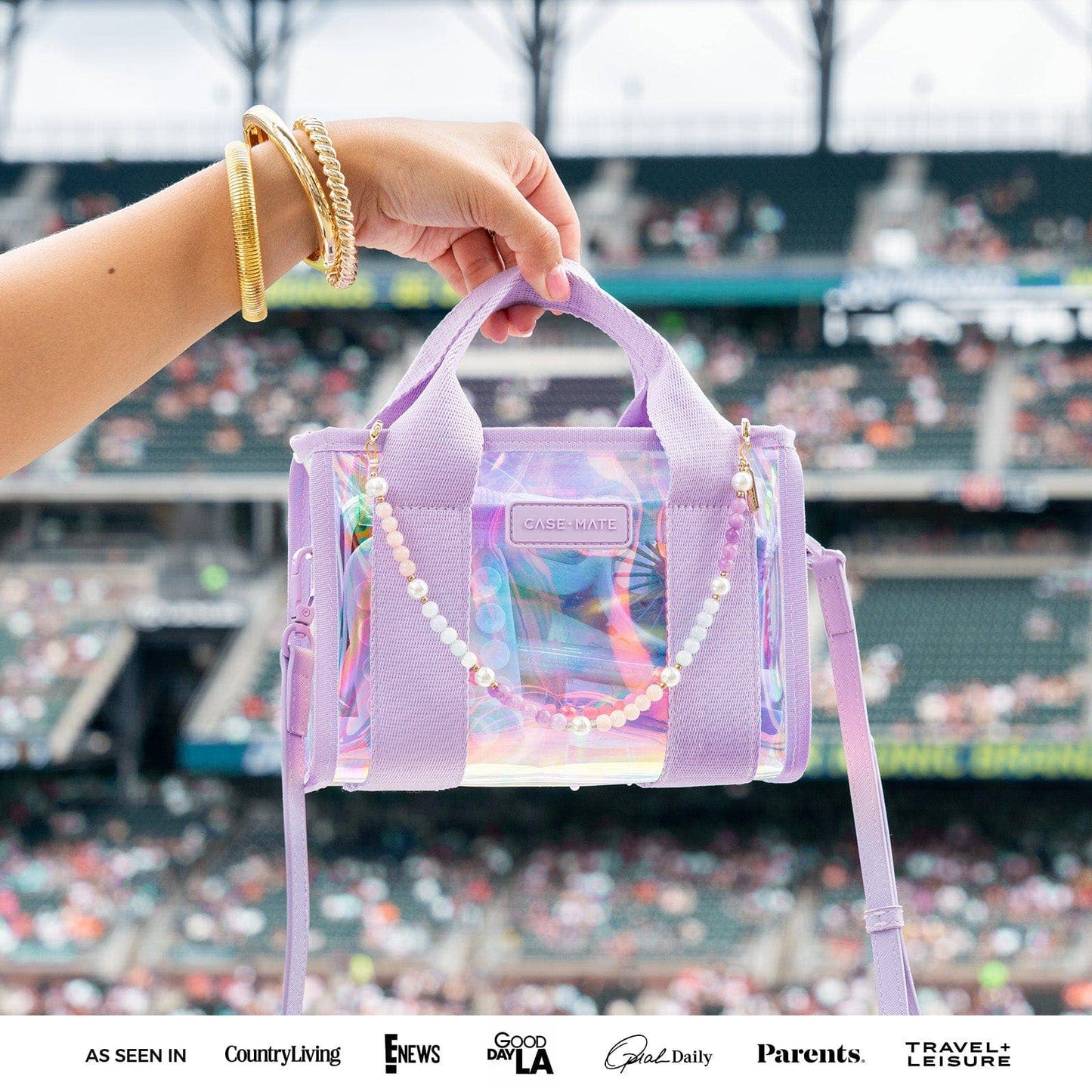 Clear Stadium Bag: Midnight Black - Case-Mate