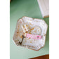 Gracefully Made Art - Gamma Phi Beta Embroidered Keychain, Sorority