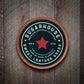 Texas American Flag Leather Coaster