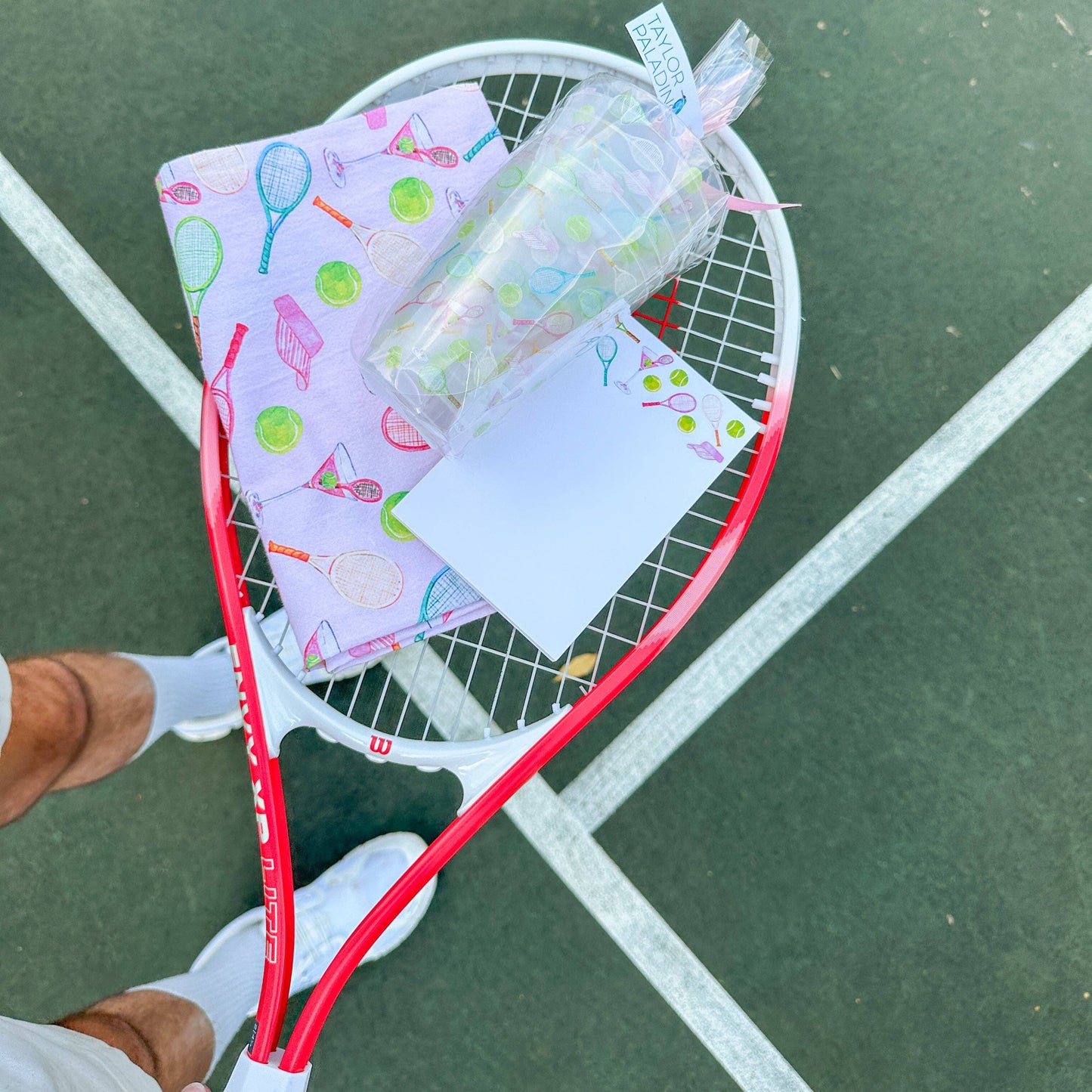 Taylor Paladino - Tennis & Cocktails Pattern Notepad