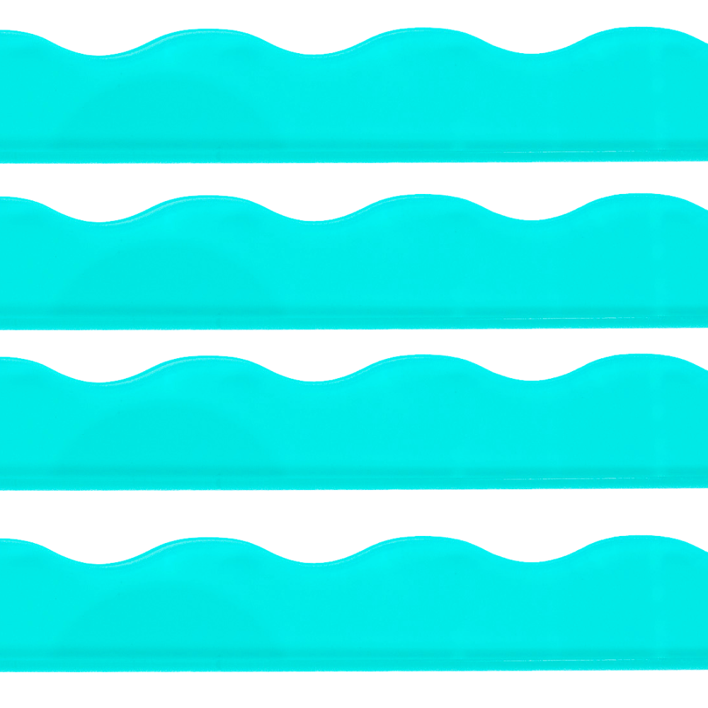 My Fair Mahjong - MAHJONG RACK PUSHER ADD ON-MAGNETIC | Premium Acrylic Set(4): Transparent-Wavy-Green
