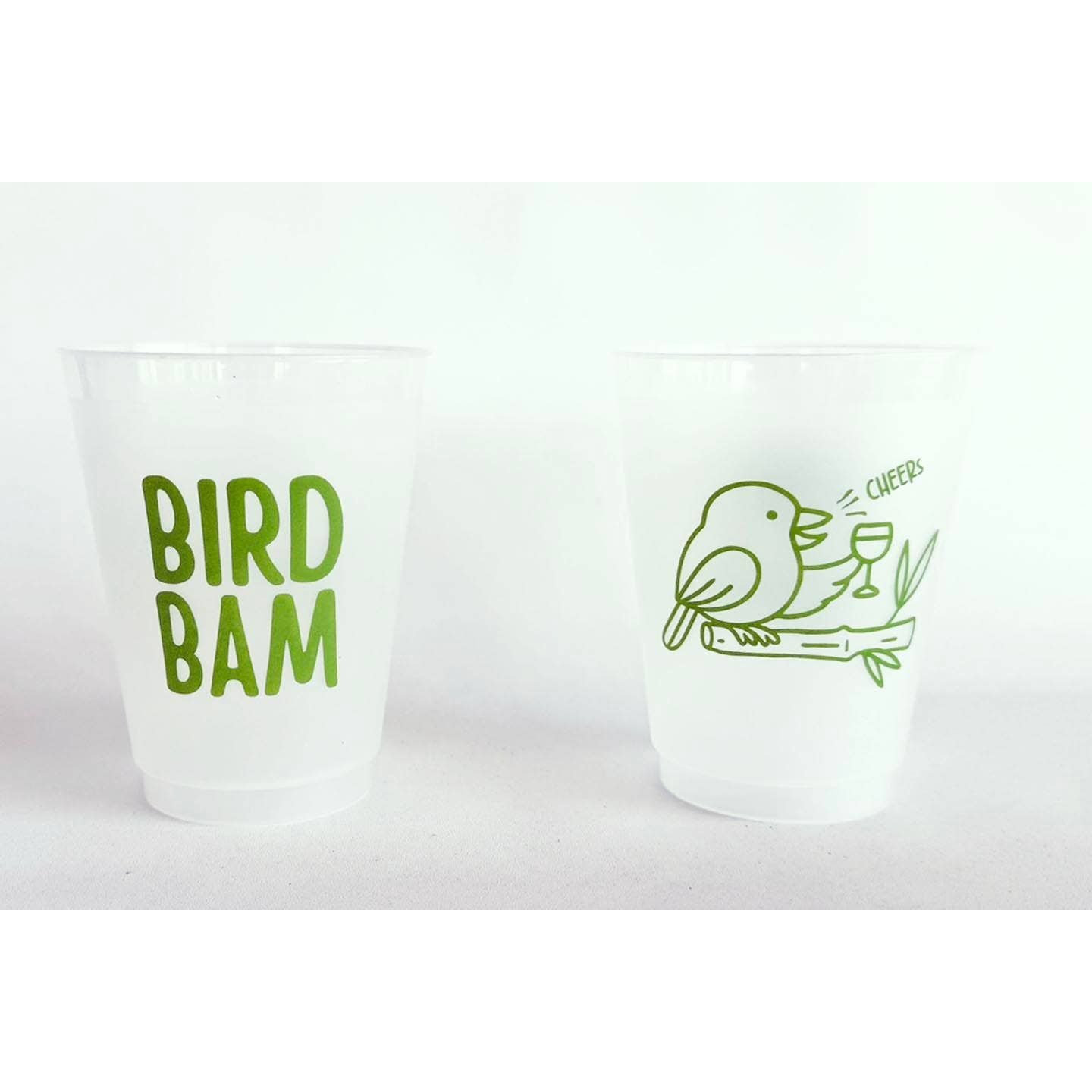 Two Funny Girls - Mahjong - Bird Bam Frosted Cup (8 ct bag)
