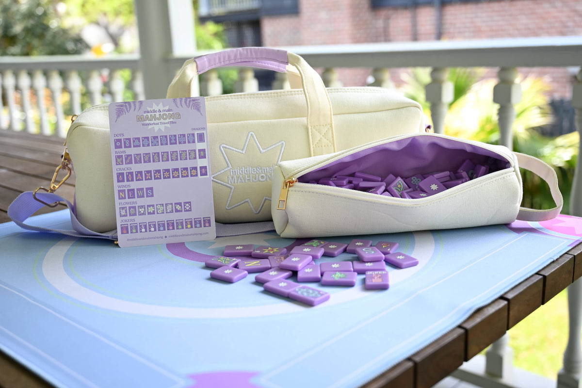 Middle & Main Mahjong - Wanderlust Mahjong Tiles Travel Bundle