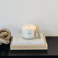 Calyan Wax Co. - Seaside + Citrus - 3 Wick Clear Glass Tumbler Soy Candle