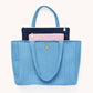Simplified by Emily Ley - Quilted Tote Bag - French Blue