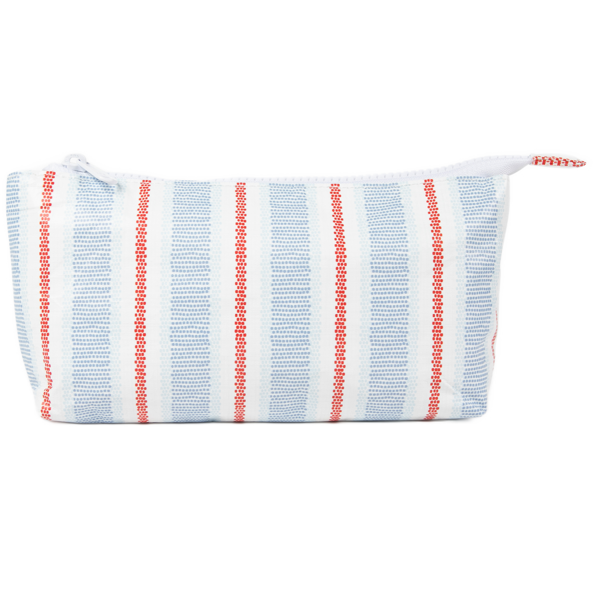 Small Tyvek® Zipper Pouch | Lilac Gingham