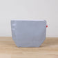 ShoreBags - Big Sur Splash Zip Pouch: Capri Blue / 11"W x 8"H x 3.5" D