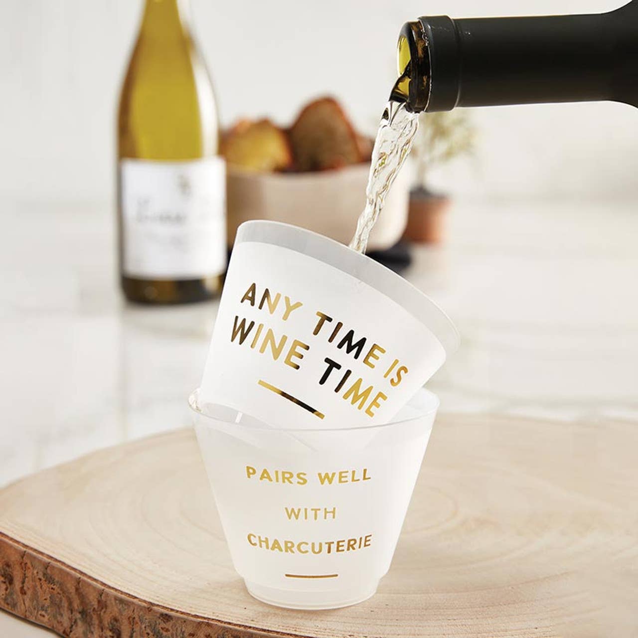 Santa Barbara Design Studio by Creative Brands - Frost Cup - Pairs Well - Set of 8: Hand Wash Only / BPA Free, Plastic, Paper