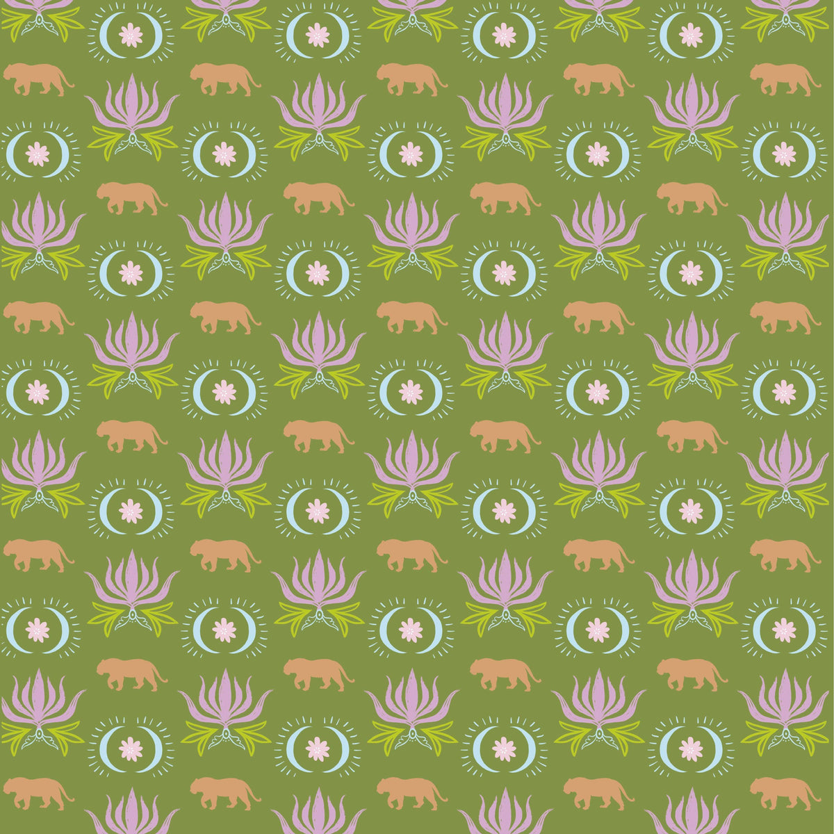 KEVA - Moon Tiger Double-Sided Mahjong Mat