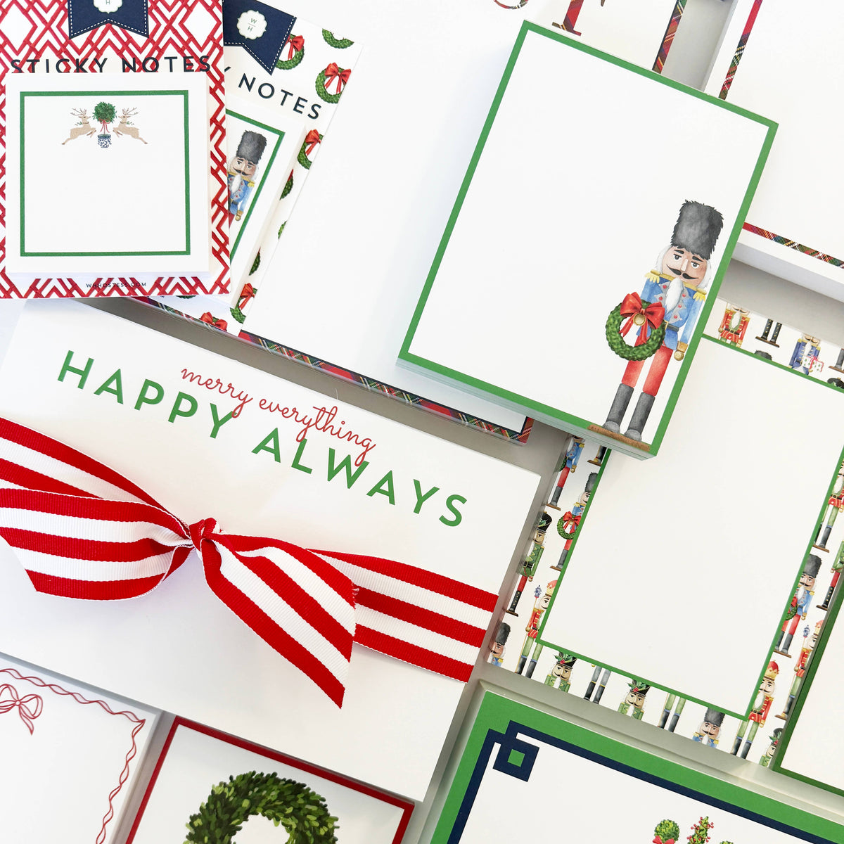Merry Everything Happy Always Slab Notepad