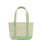 TRVL Design - MINI TOTE - COATED CANVAS With GINGHAM LEAF TRIM
