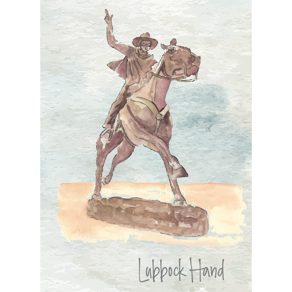 Lubbock Hand Playing Cards