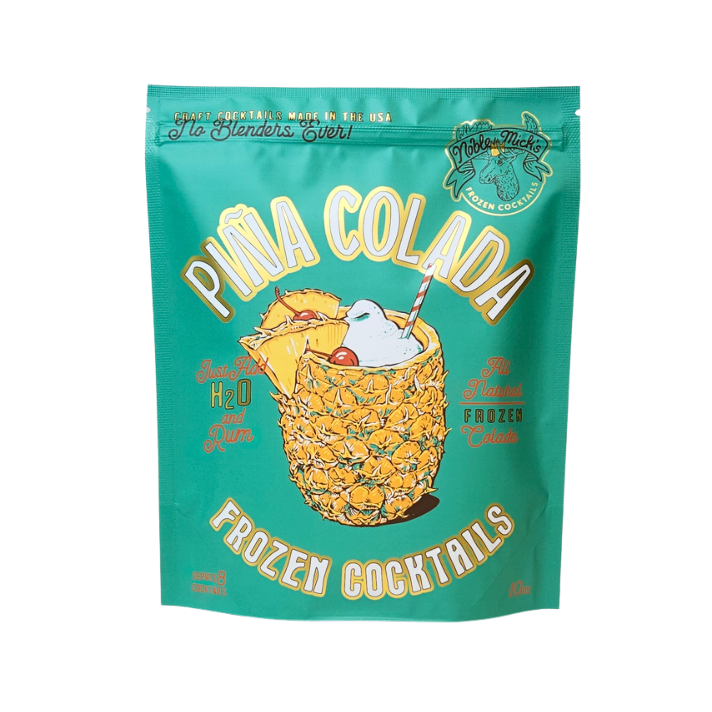 Noble Mick's - Craft Beverage Company - Pina Colada Frozen Cocktail -Just add Water + Rum