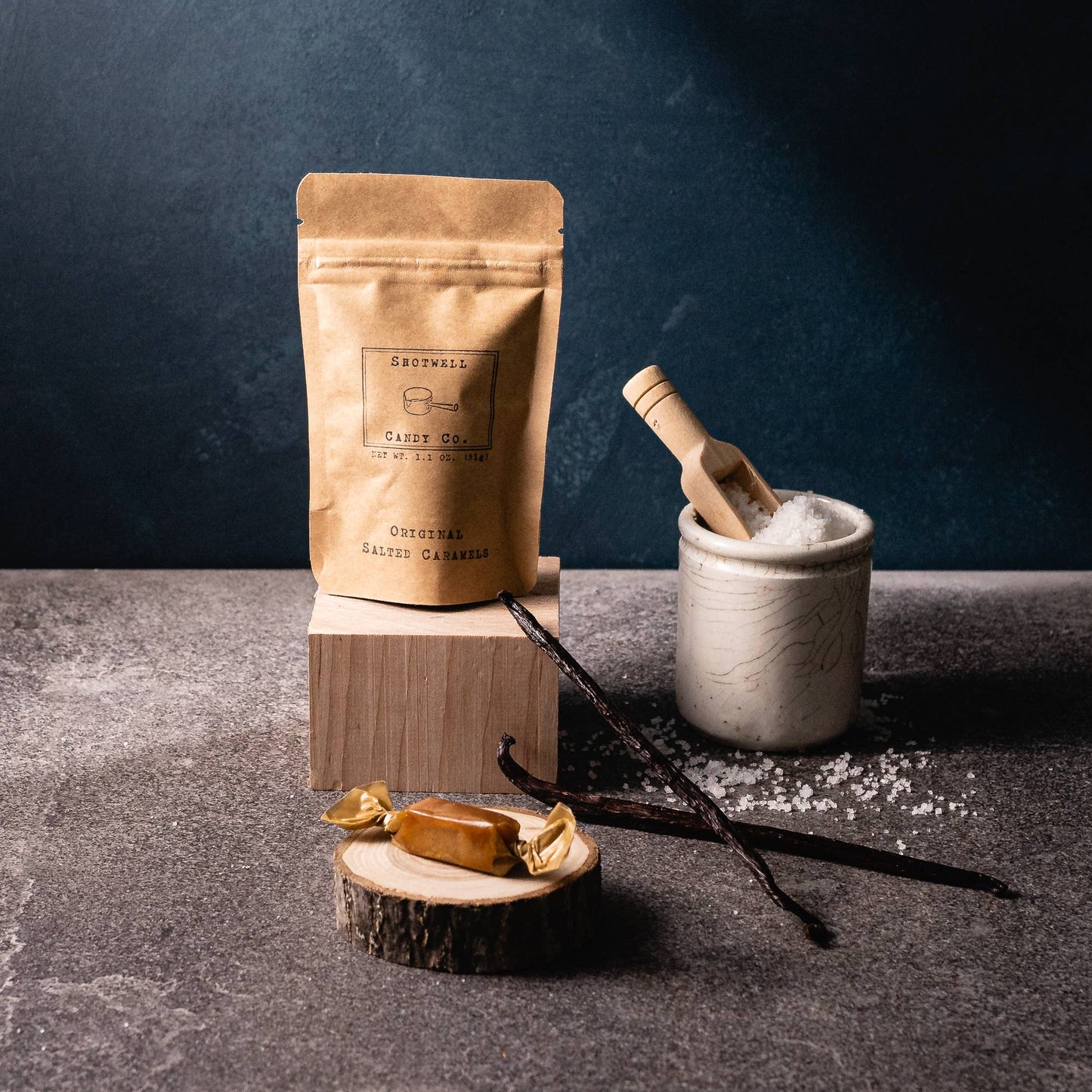 Shotwell Candy Co. - Hand Crafted Salted Caramel: 16-Piece Box