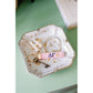 Gracefully Made Art - Delta Gamma Embroidered Keychain, Sorority