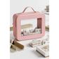 Nash Grey - Posie Pink Clear Travel Bag