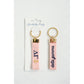 Gracefully Made Art - Delta Gamma Embroidered Keychain, Sorority