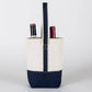 ShoreBags - 2- Bottle Canvas Wine Gift Host Bag: Natural