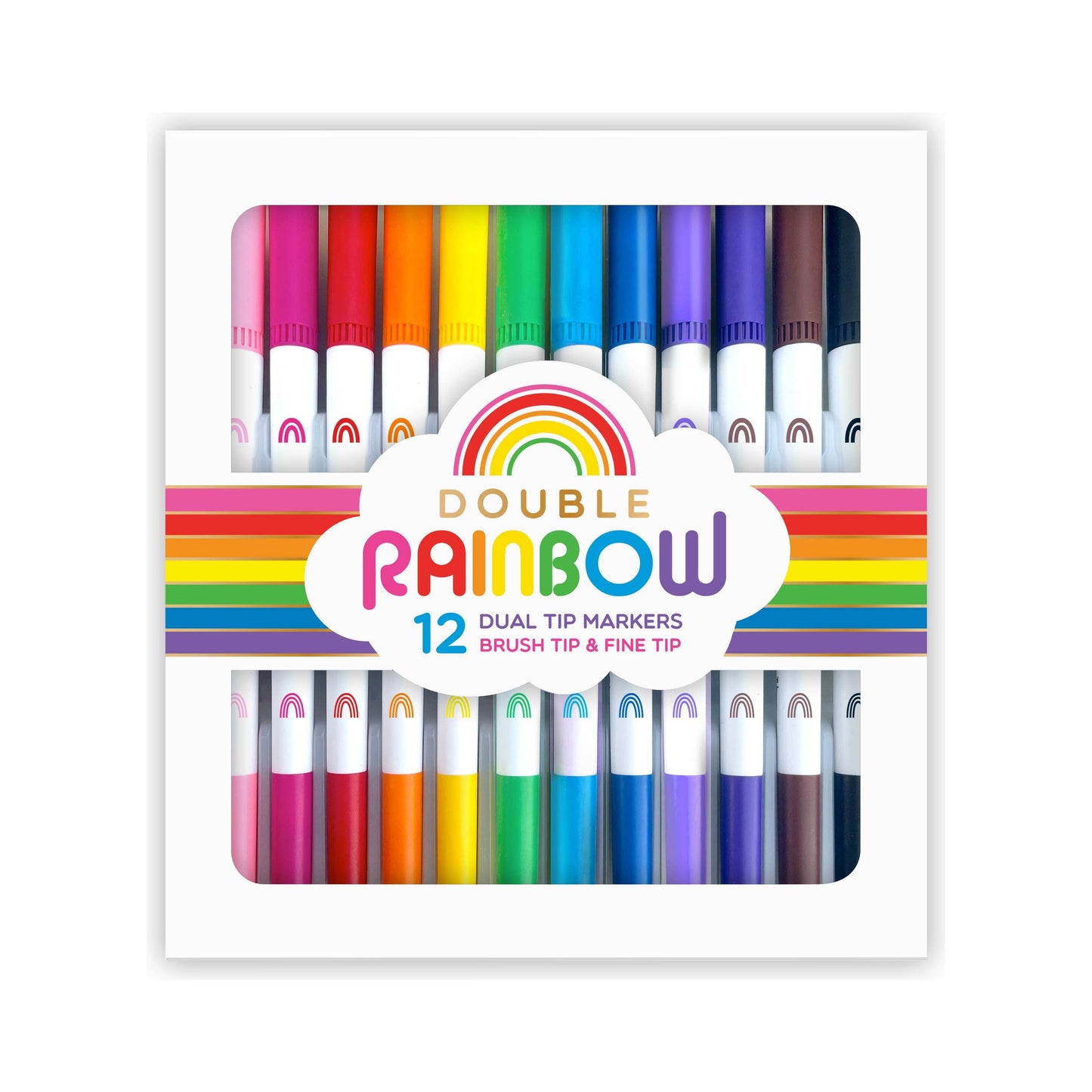 DOUBLE RAINBOW DUAL TIP MARKERS
