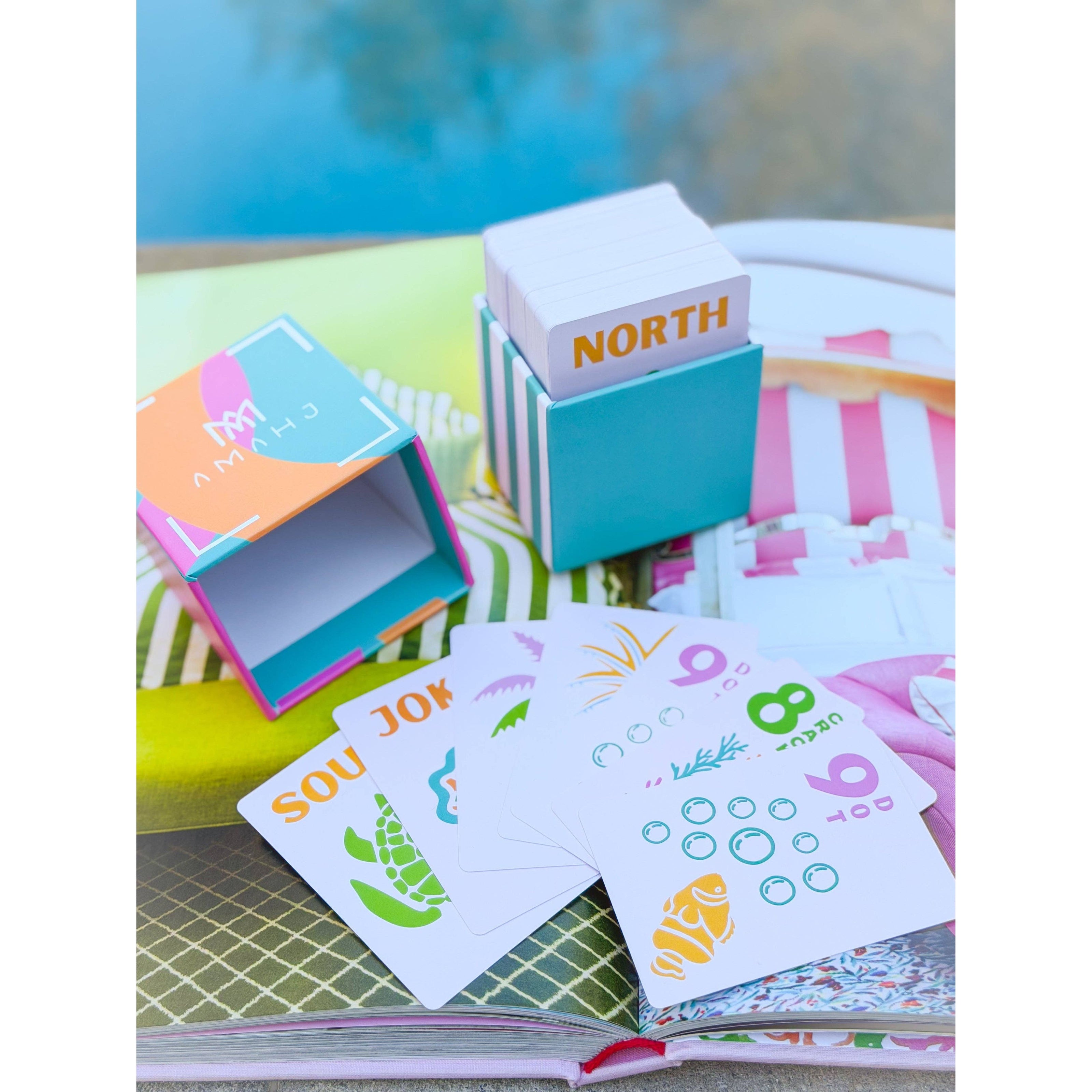 Amahj Line - Amahj Mahjong Cards- Pink Coastal