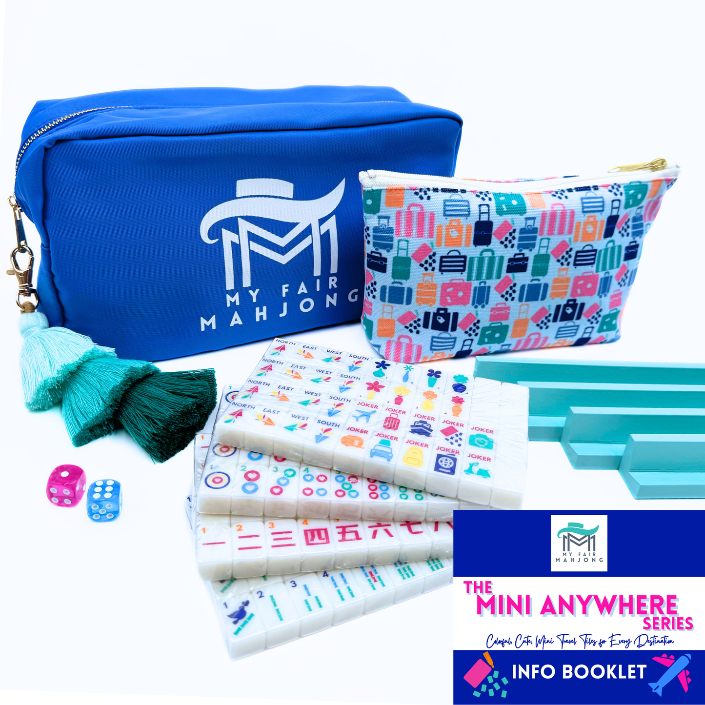 My Fair Mahjong - MINI ANYWHERE SERIES- Tiny Travel Mahjong Set