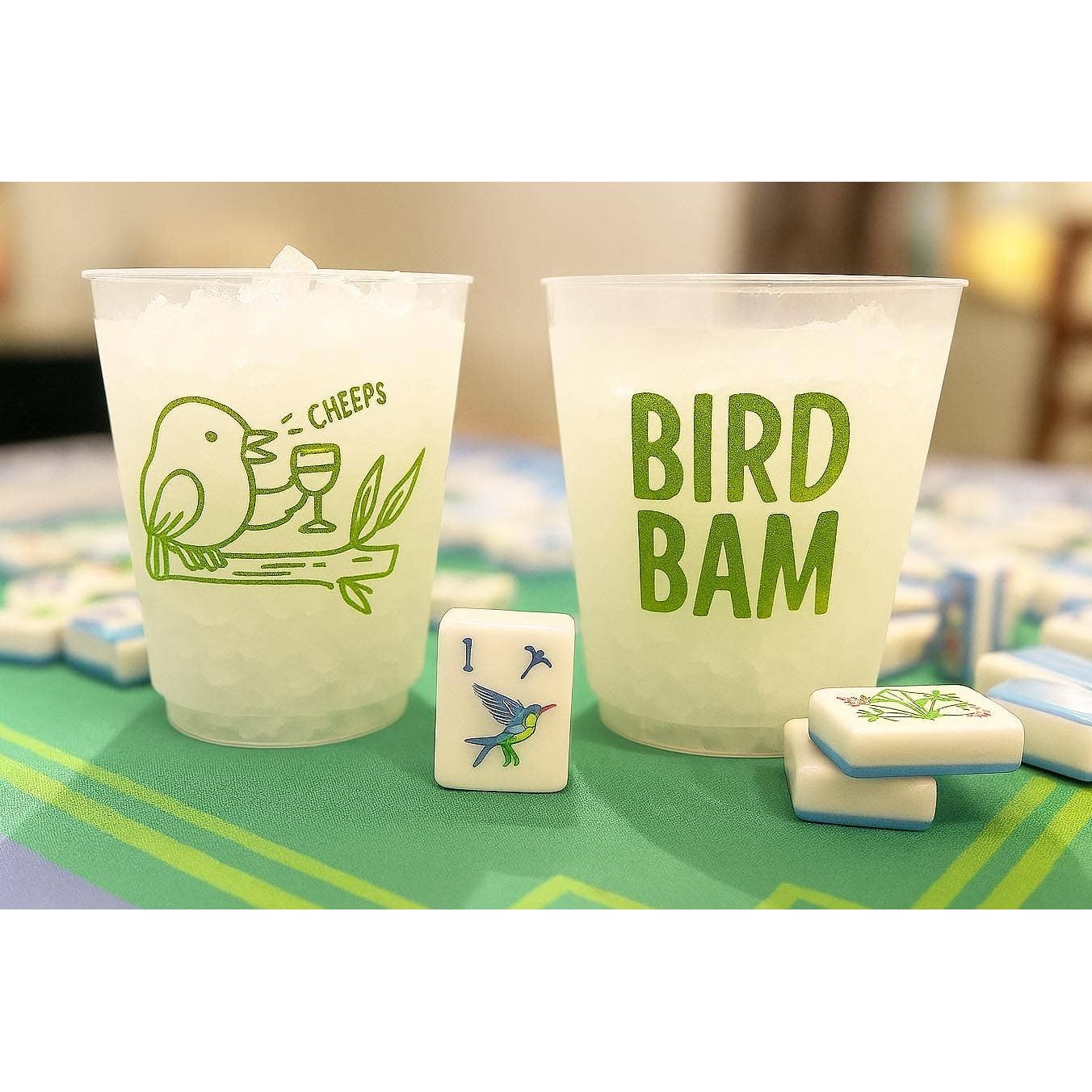 Two Funny Girls - Mahjong - Bird Bam Frosted Cup (8 ct bag)