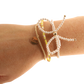 Beaded Blondes - Kappa Alpha Theta Charm Bracelet: Standard 6.75 inch
