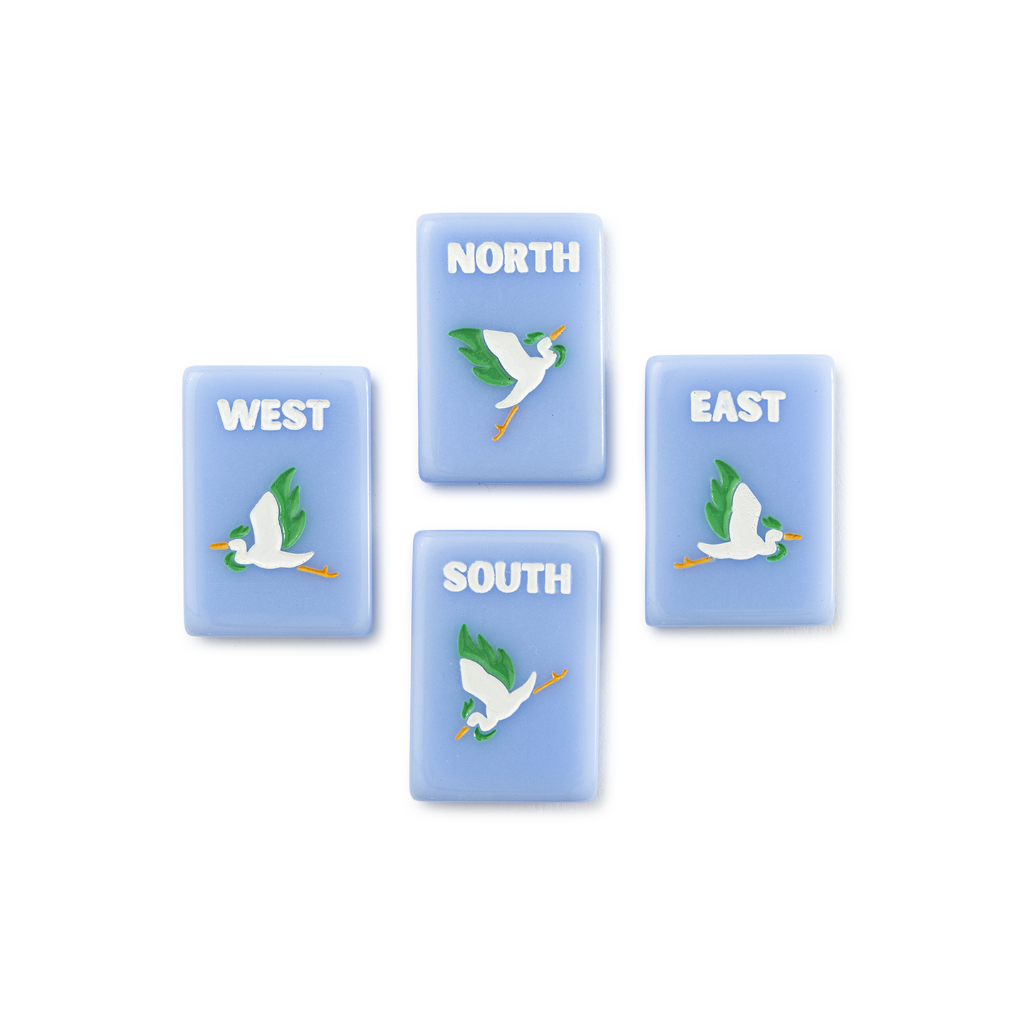 Amahj Line - Signature Engraved Tile Set- Blue