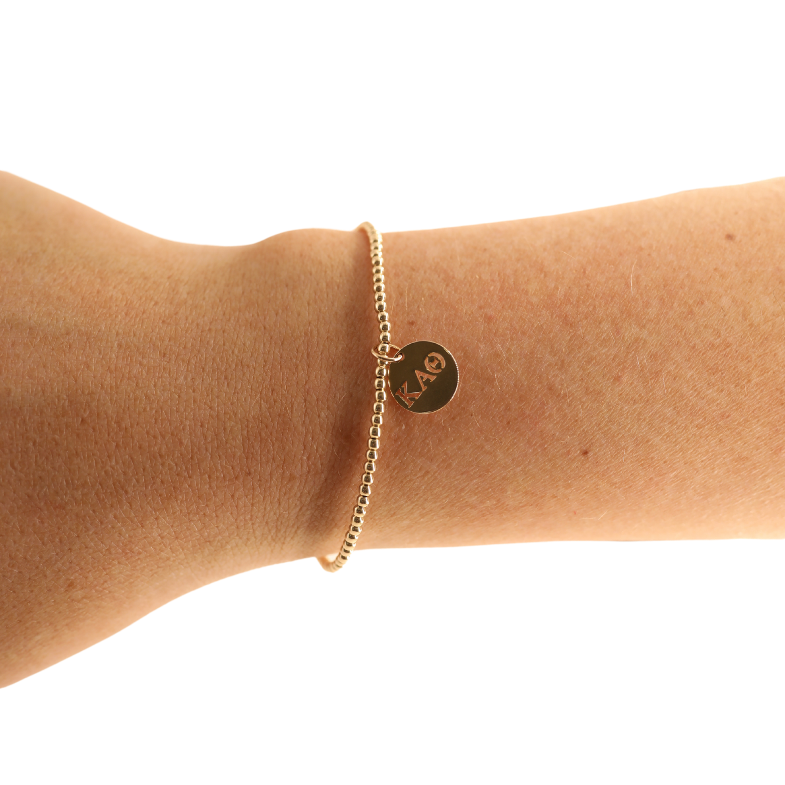 Beaded Blondes - Kappa Alpha Theta Charm Bracelet: Standard 6.75 inch