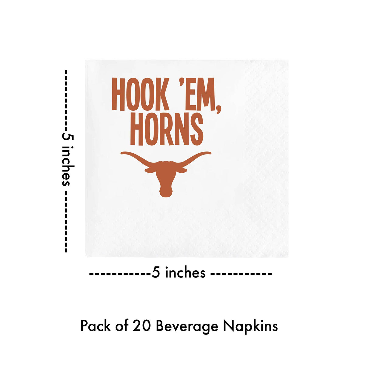 University of Texas | Hook 'Em Horns Napkin Pack