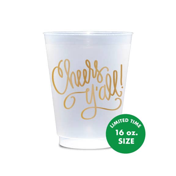 Cheers Y'all | FOAM Cups (10 per package) - Natalie Chang