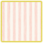 Tala Mahj - Luxury Mahjong Mat - Shell Pink Cabana Stripe  