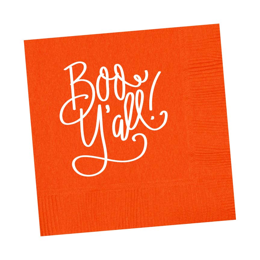 Boo Y'all! | Halloween Napkins